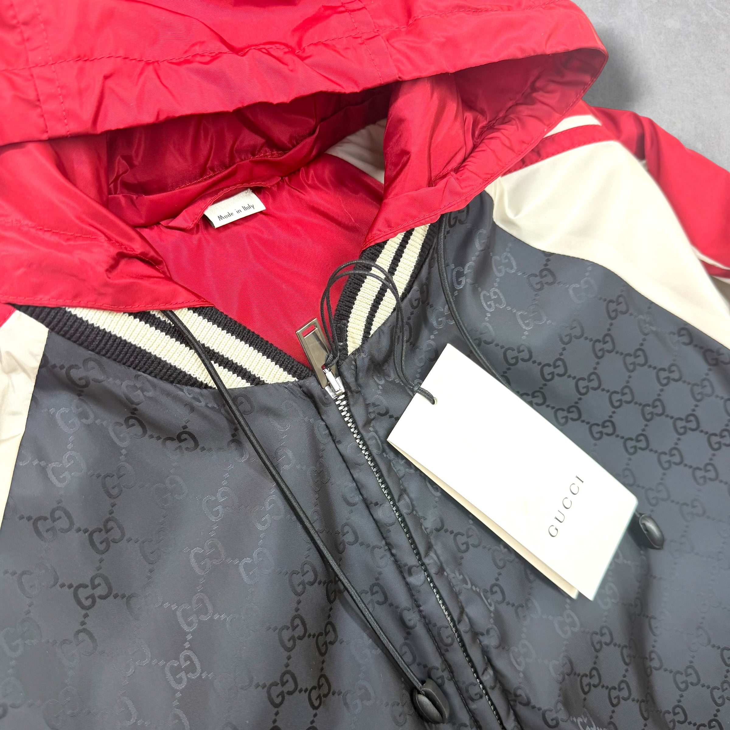 Gucci Jaquard GG Supreme Windbreaker Bomber 44 (XS)