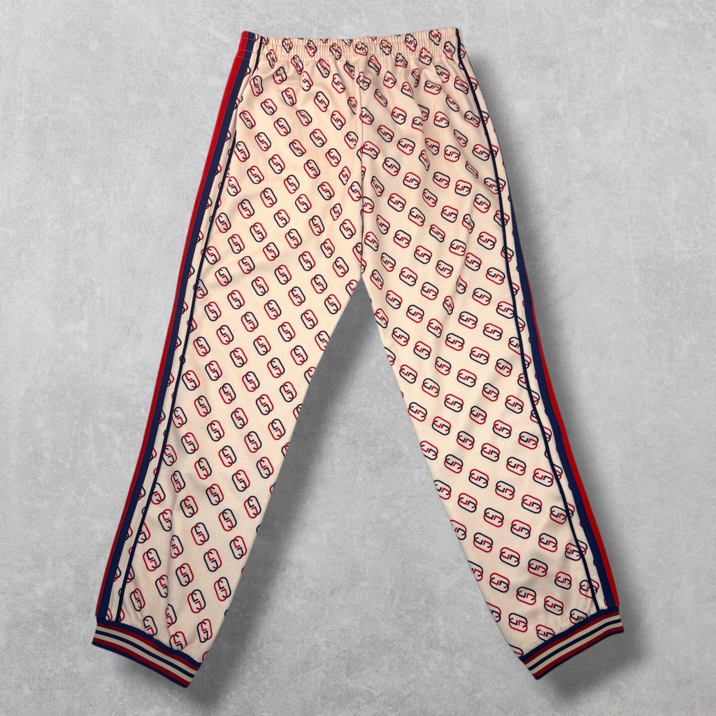 Gucci Interlocking GG Ivory Joggers XS