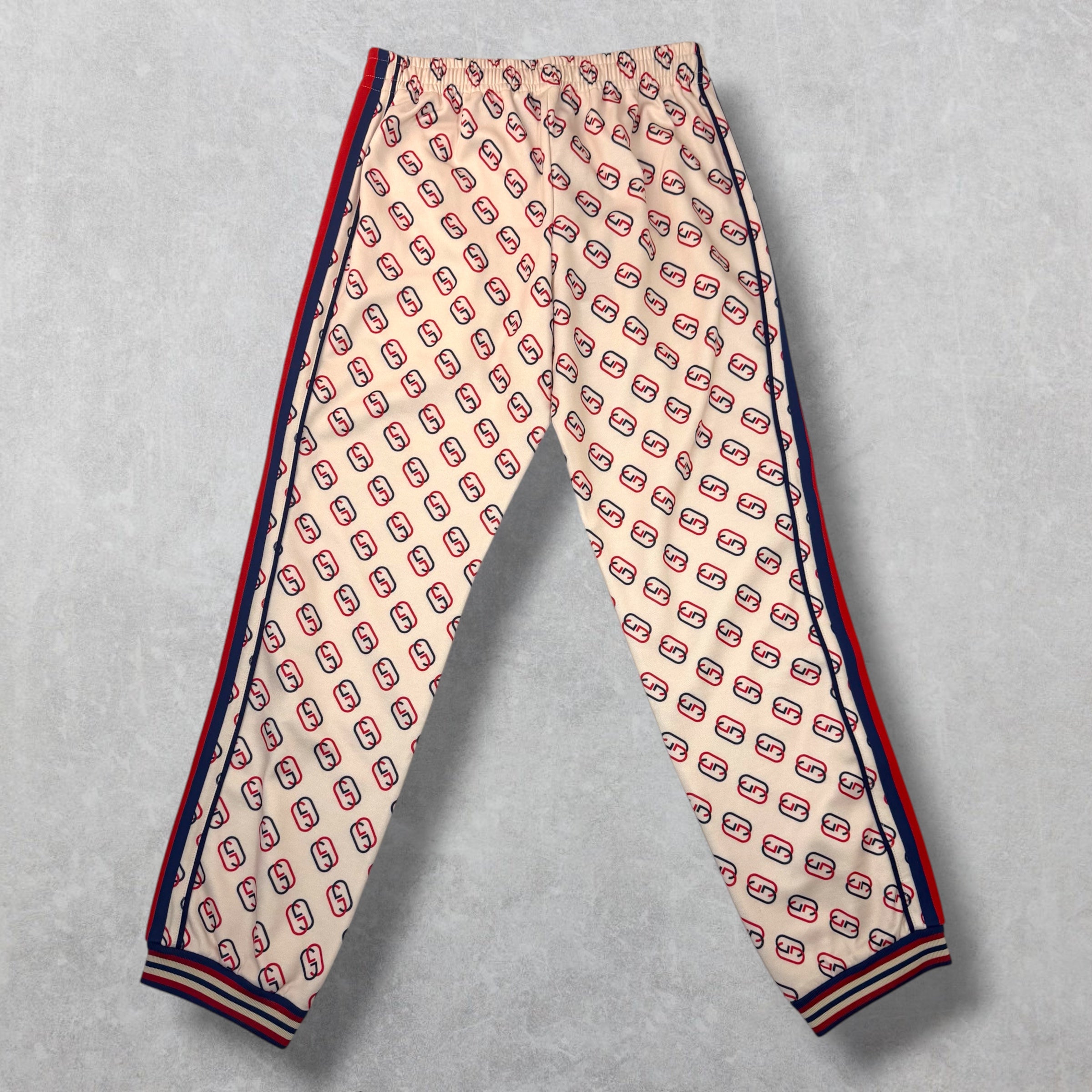Gucci Interlocking GG Ivory Joggers XS
