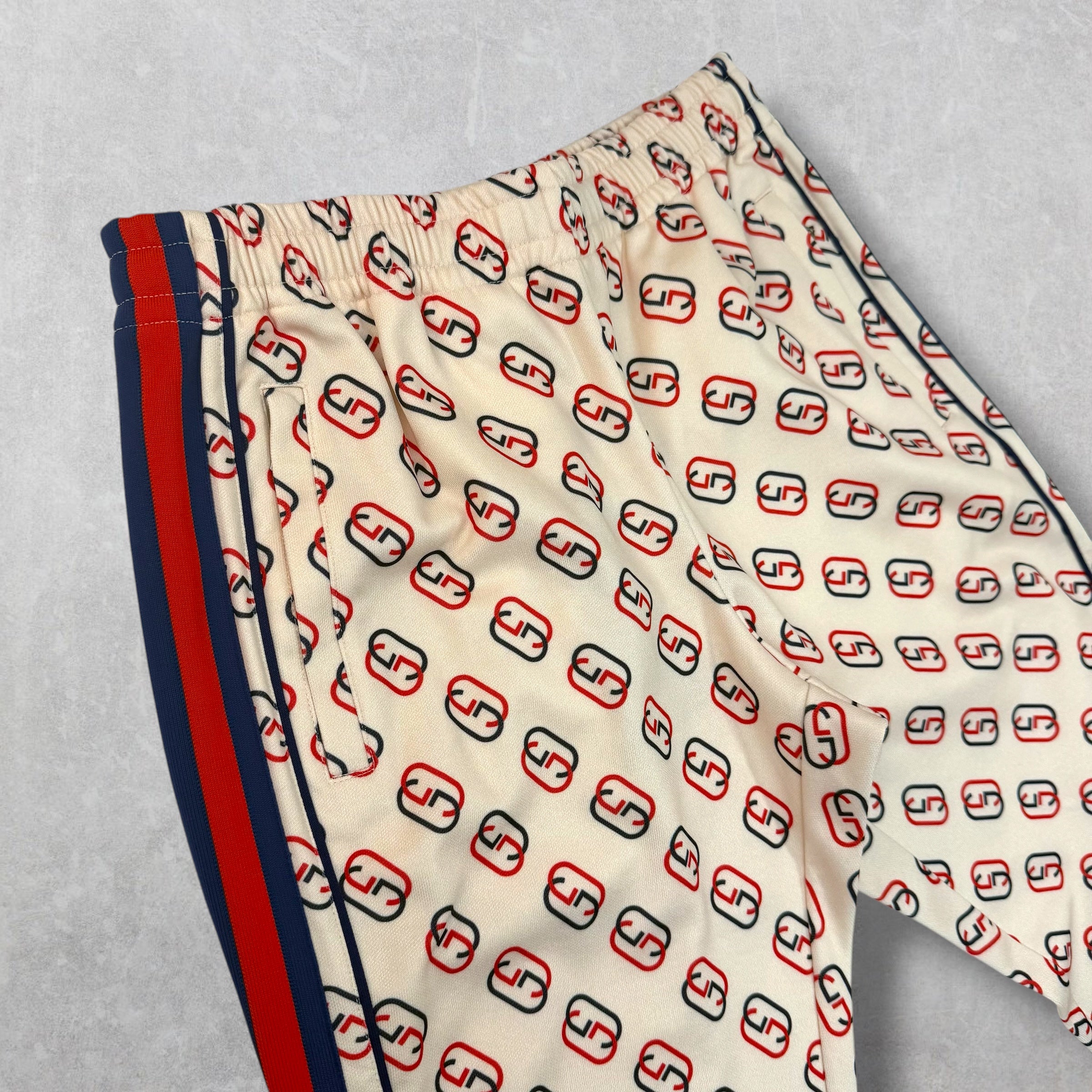 Gucci Interlocking GG Ivory Joggers XS
