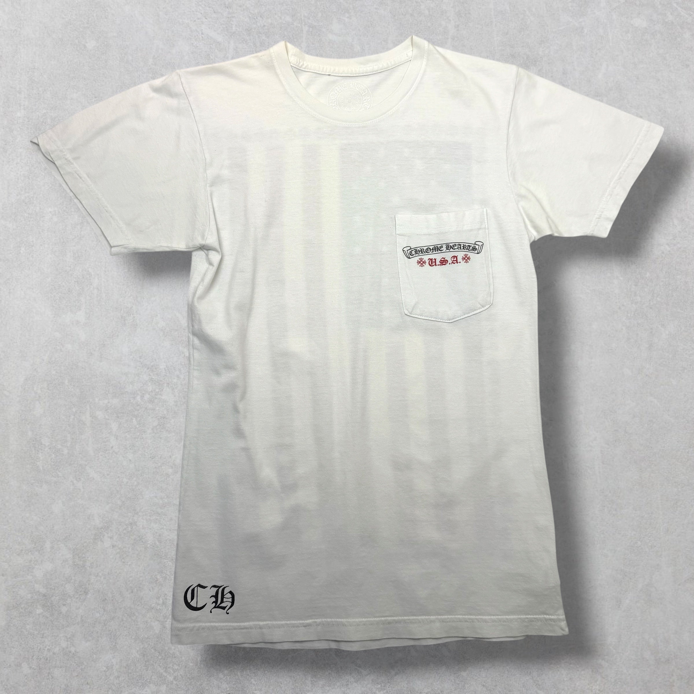 Chrome Hearts American Flag Tee White S