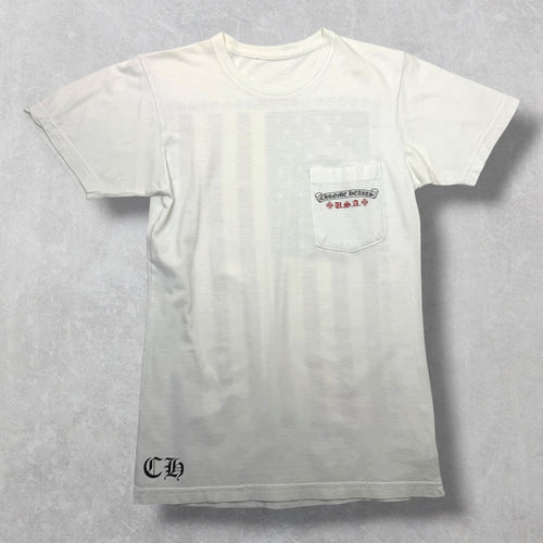 Chrome Hearts American Flag Tee White S