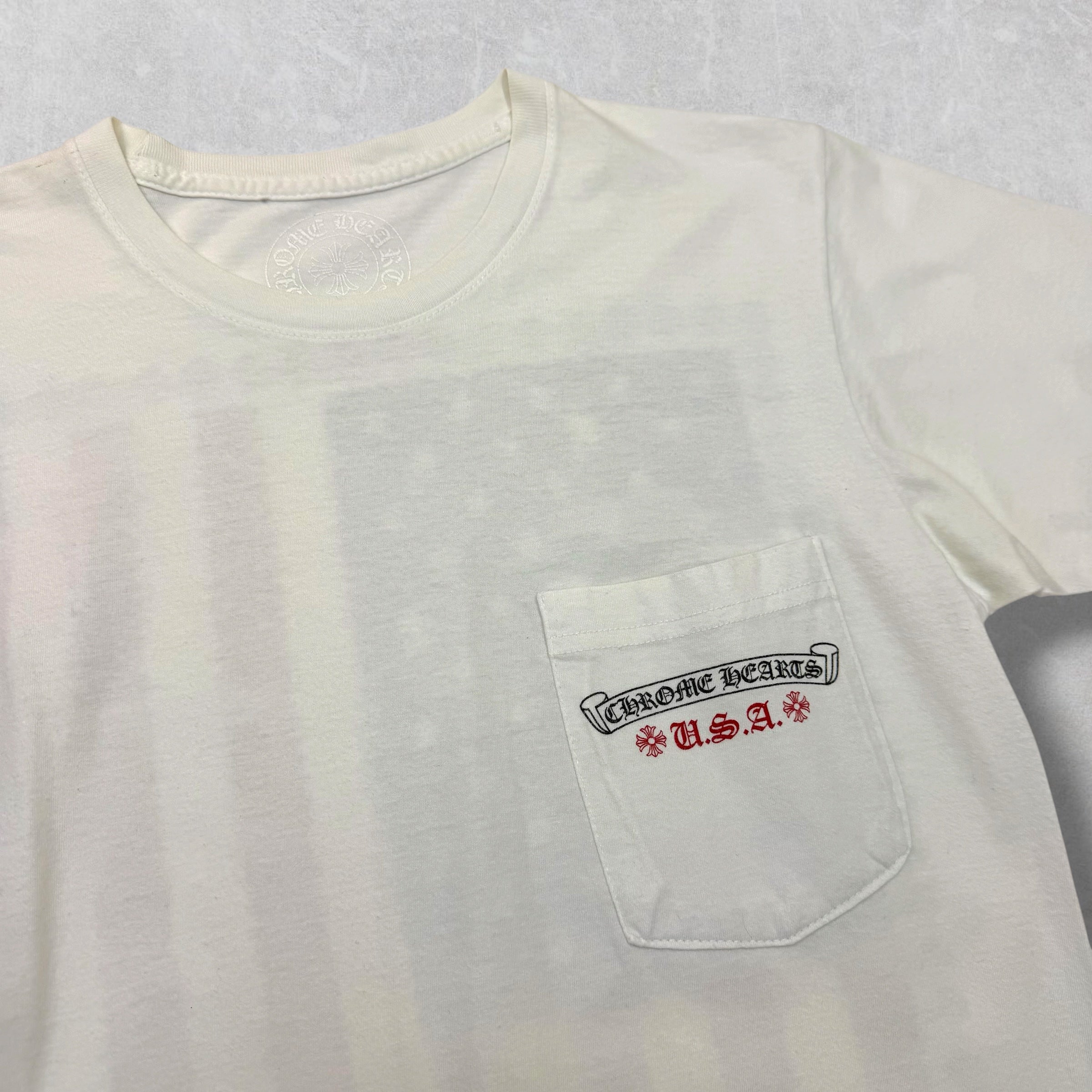 Chrome Hearts American Flag Tee White S