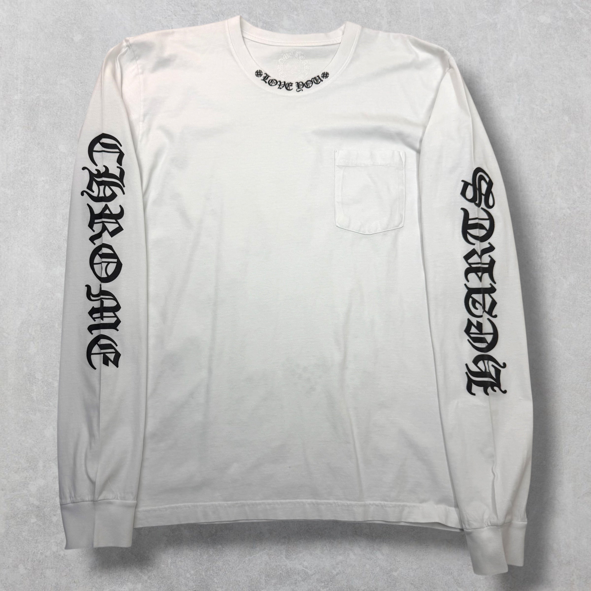 Chrome Hearts Neck Logo "Love You" L/S XL
