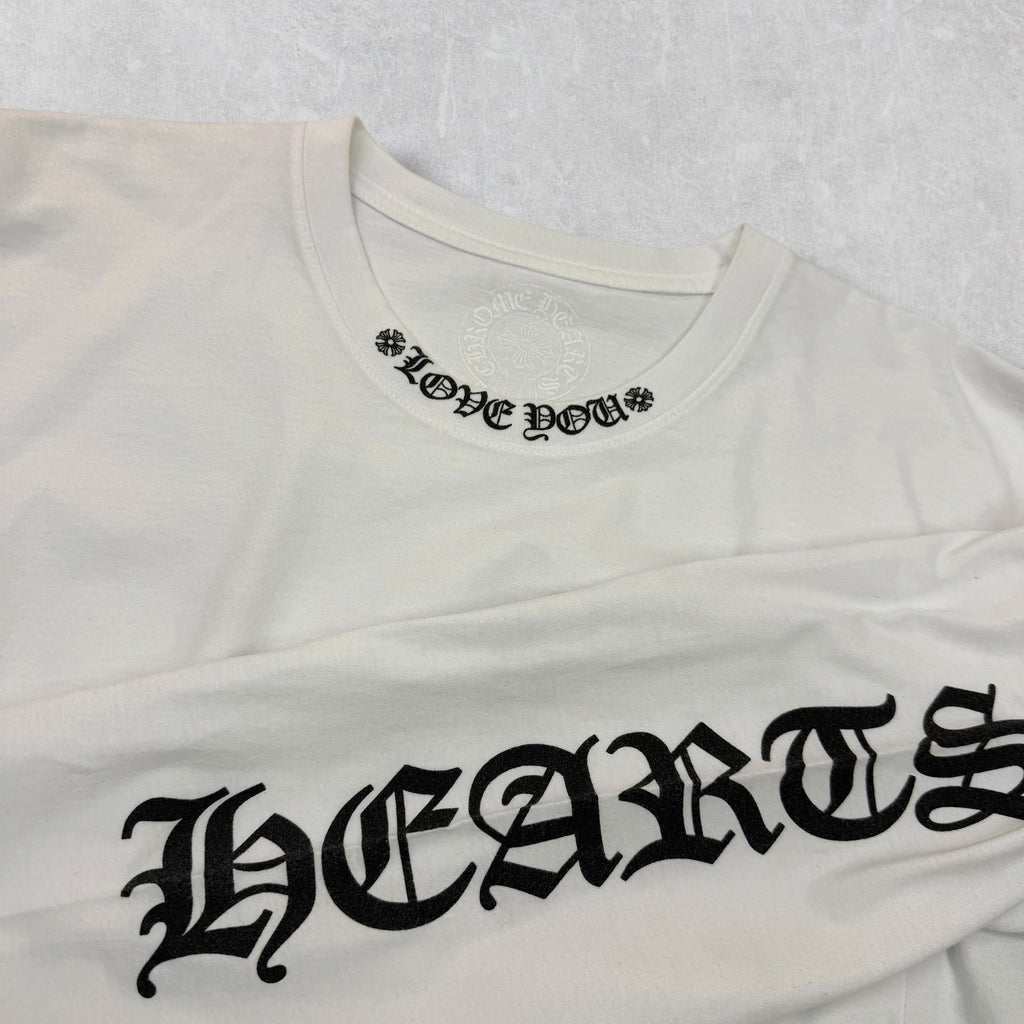 Chrome Hearts Neck Logo "Love You" L/S XL