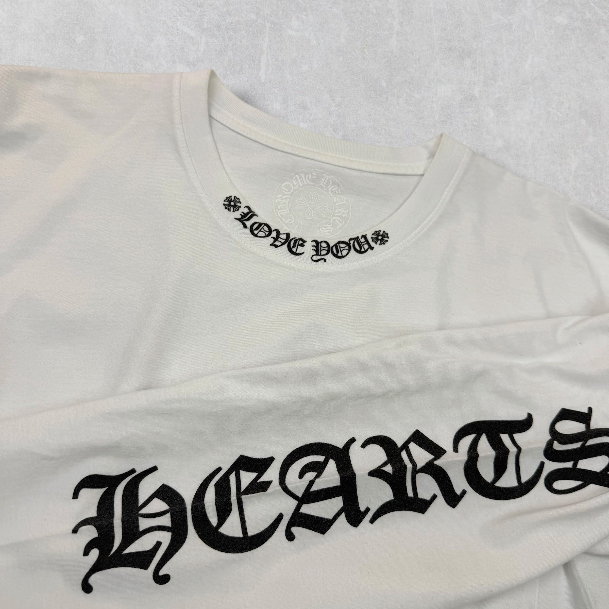 Chrome Hearts Neck Logo "Love You" L/S XL