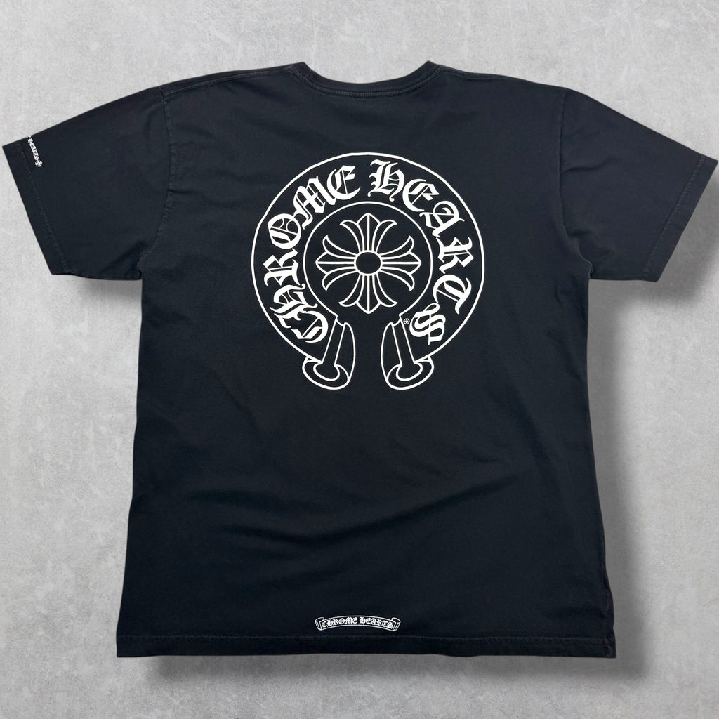 Chrome Hearts Horseshoe Logo Tee Black XL