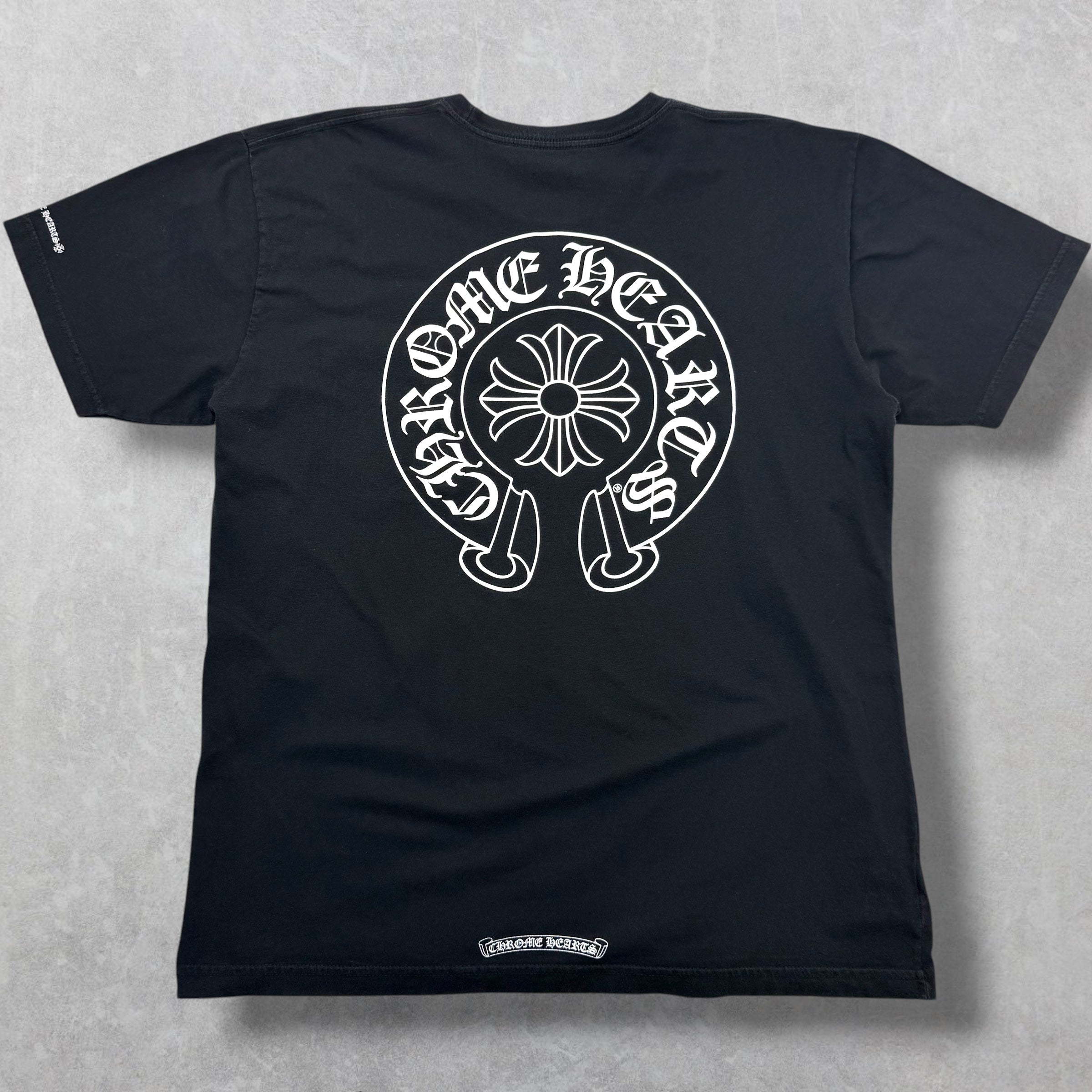 Chrome Hearts Horseshoe Logo Tee Black XL