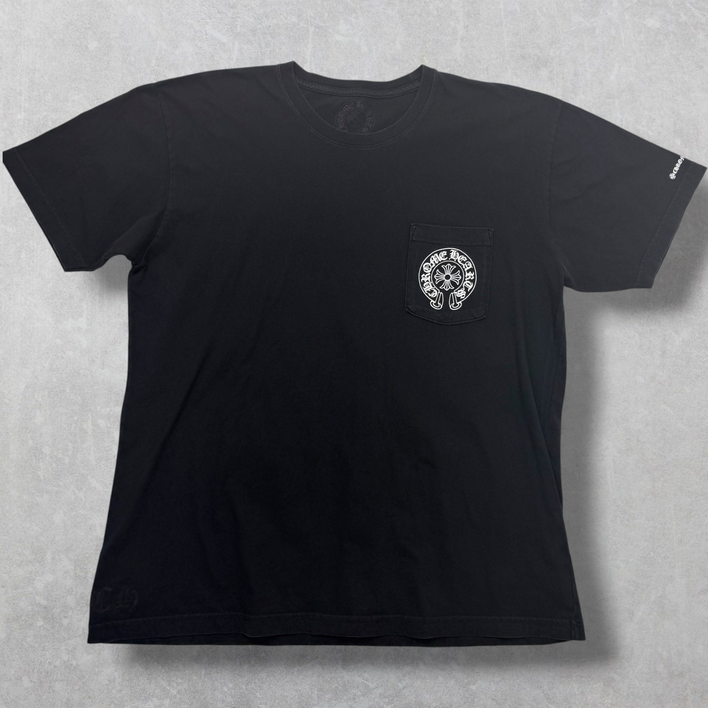 Chrome Hearts Horseshoe Logo Tee Black XL