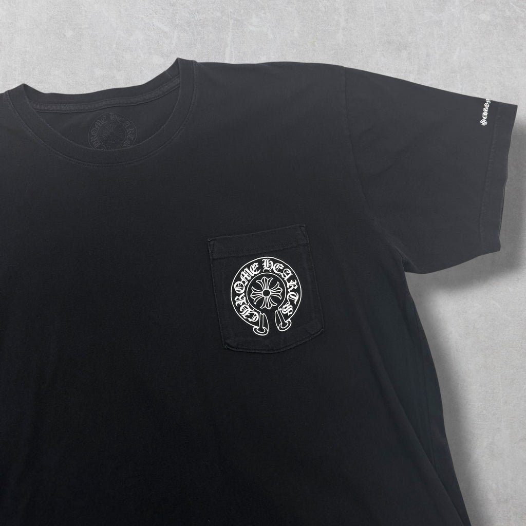 Chrome Hearts Horseshoe Logo Tee Black XL