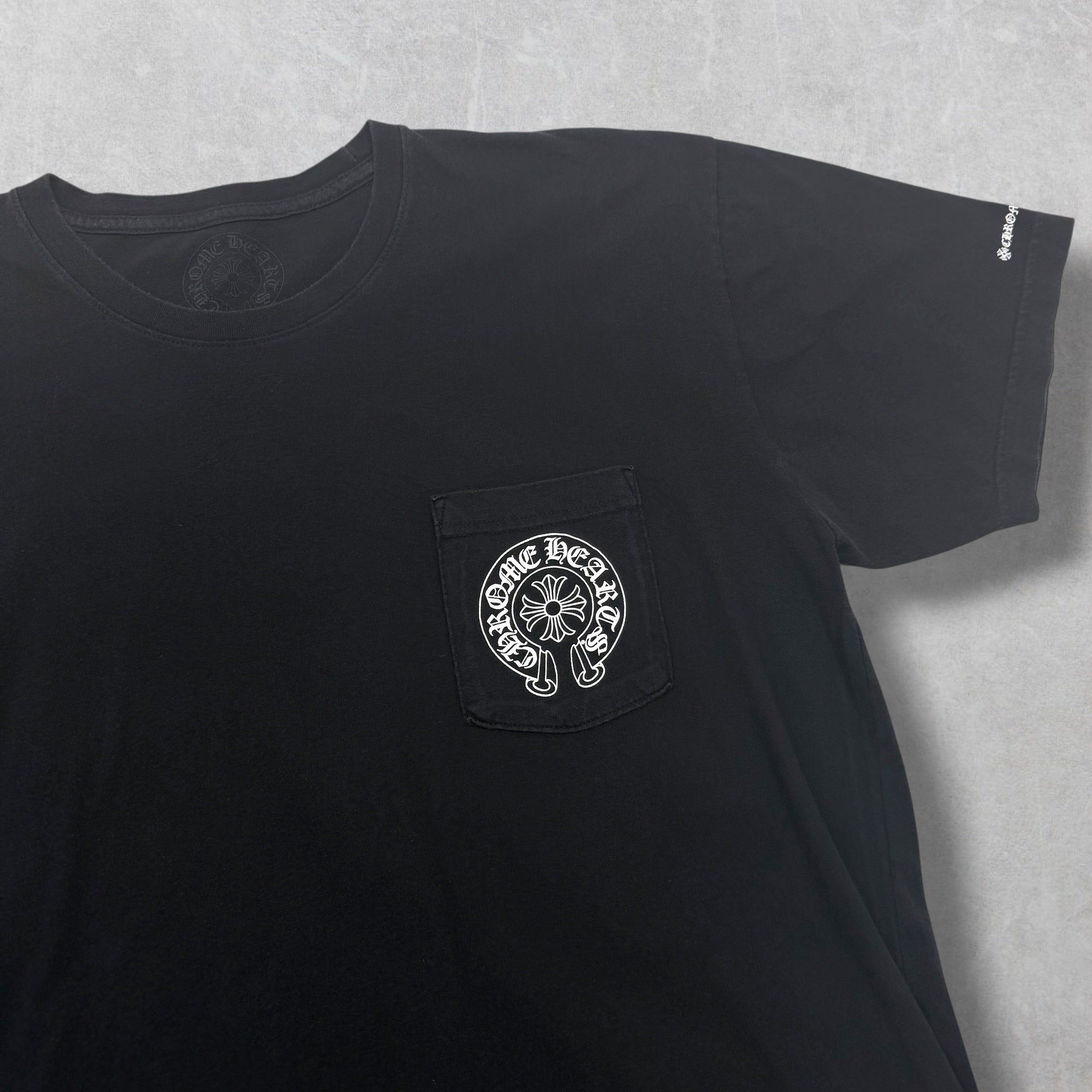 Chrome Hearts Horseshoe Logo Tee Black XL