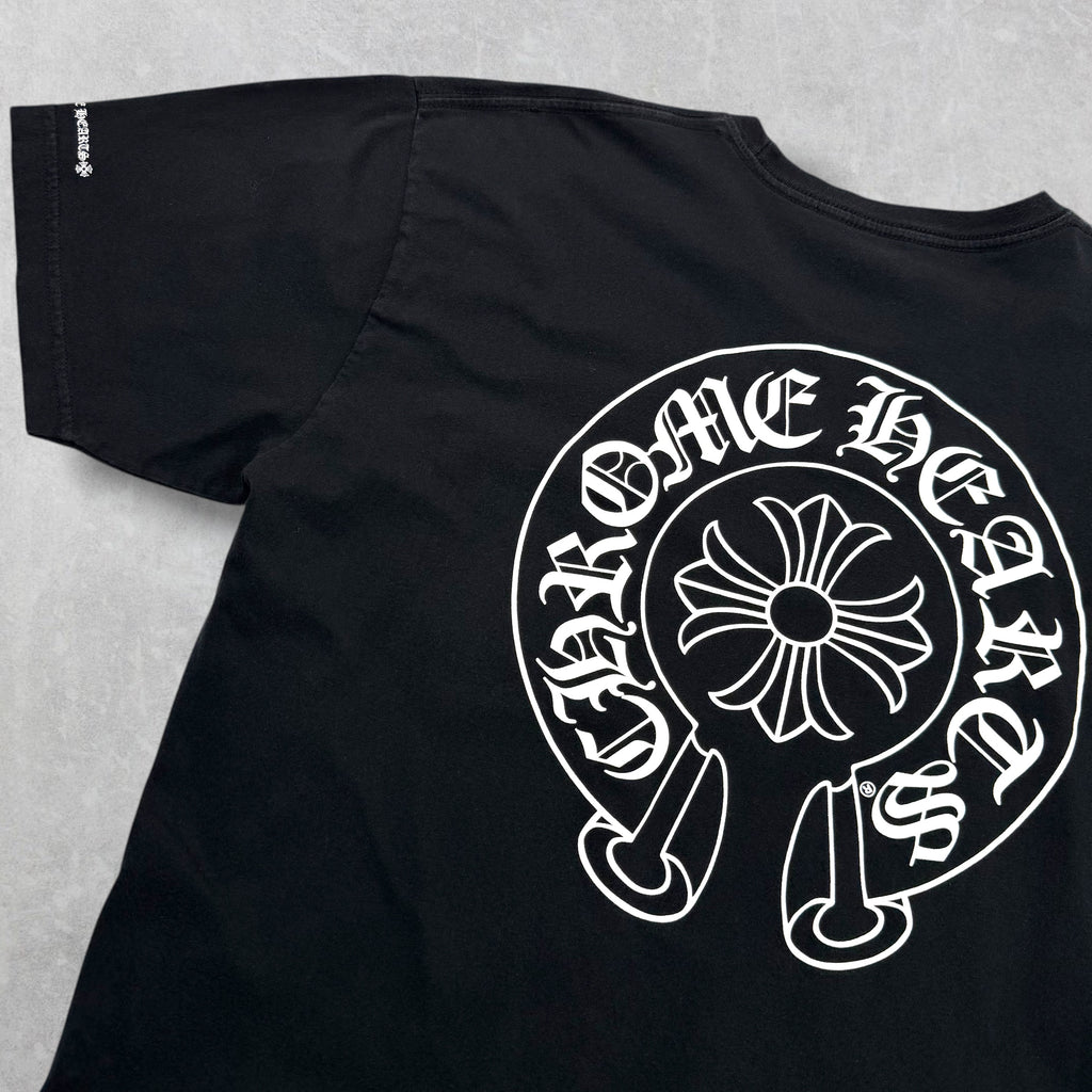 Chrome Hearts Horseshoe Logo Tee Black XL
