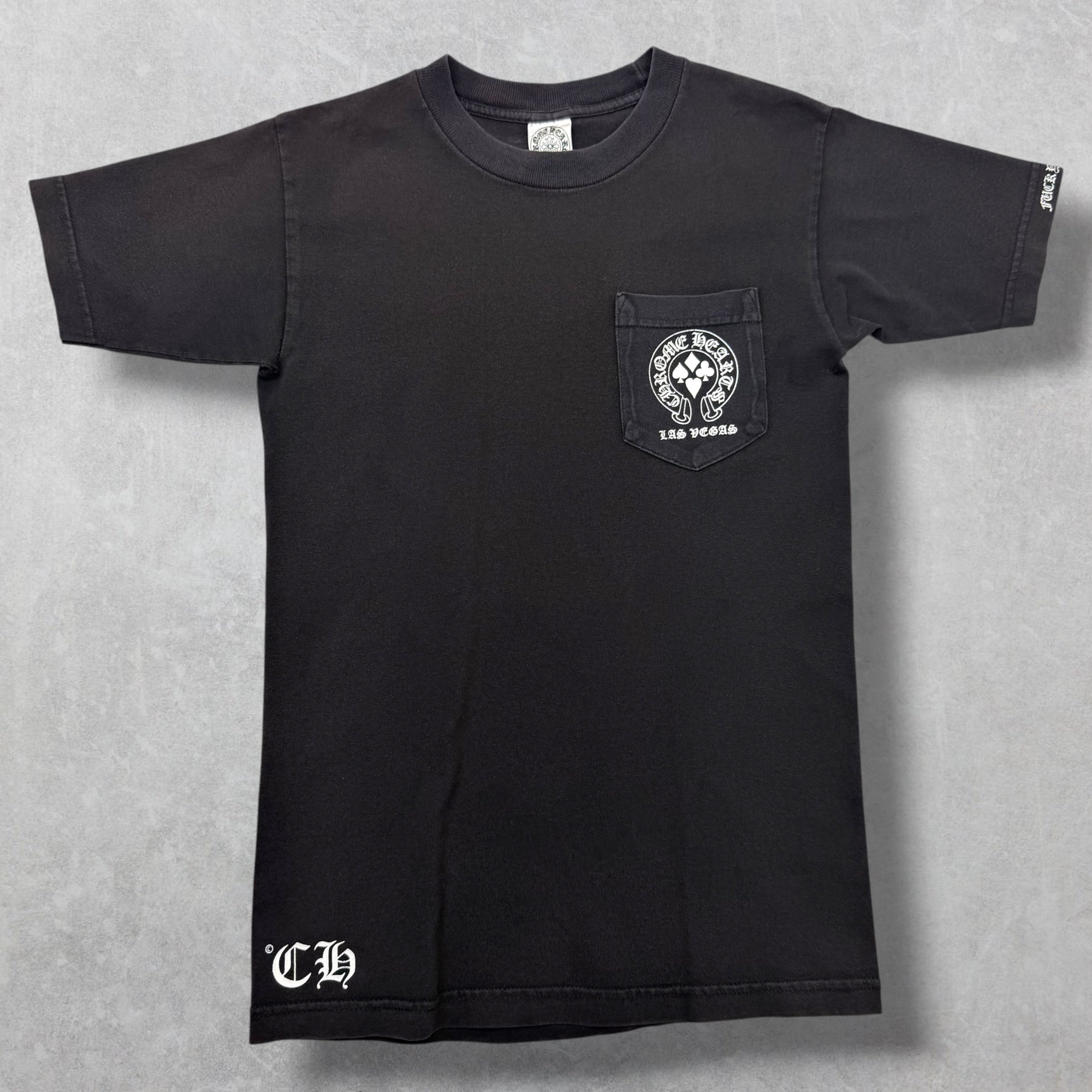 Vintage Chrome Hearts Black Welcome to Vegas Tee S