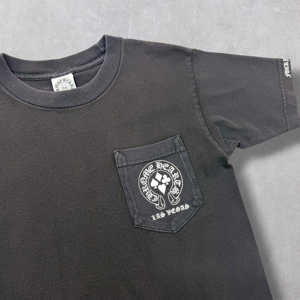 Vintage Chrome Hearts Black Welcome to Vegas Tee S