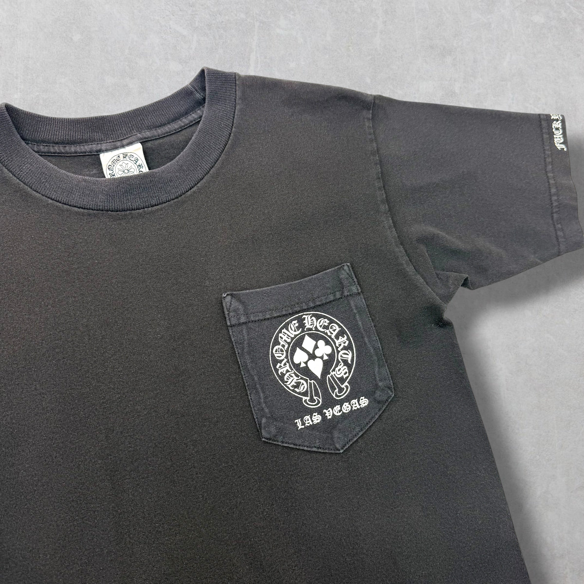 Vintage Chrome Hearts Black Welcome to Vegas Tee S