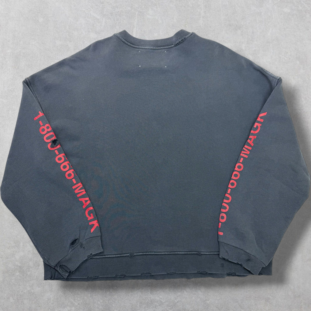 Paly Cast-A-Spell Distressed Sweatshirt M/L (L)