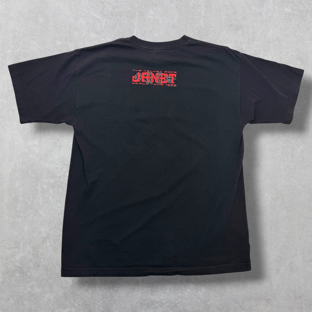 Vintage 1998 Janet Jackson Velvet Rope Tour Tee XL