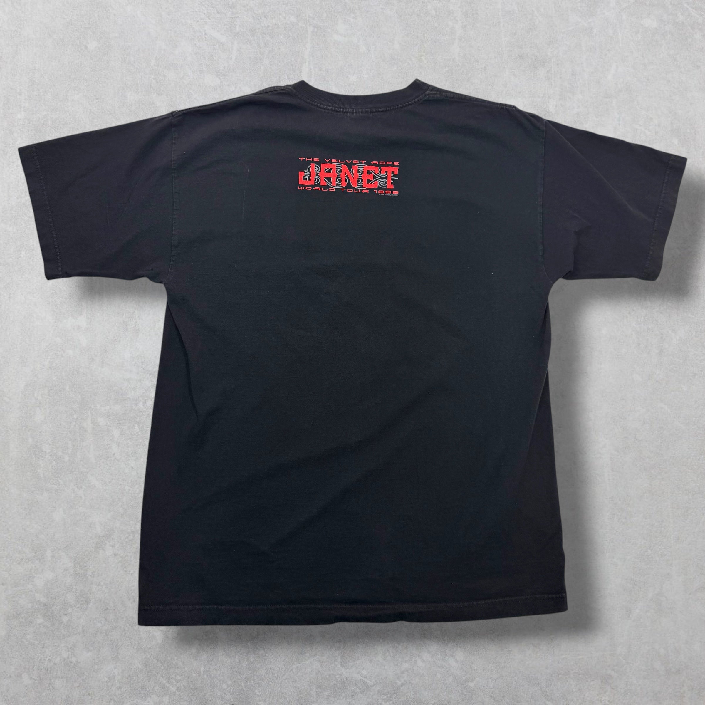 Vintage 1998 Janet Jackson Velvet Rope Tour Tee XL