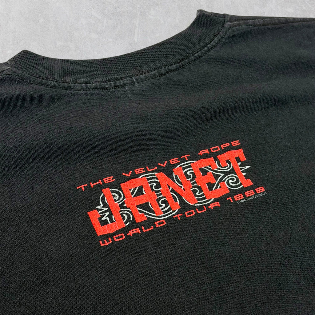 Vintage 1998 Janet Jackson Velvet Rope Tour Tee XL