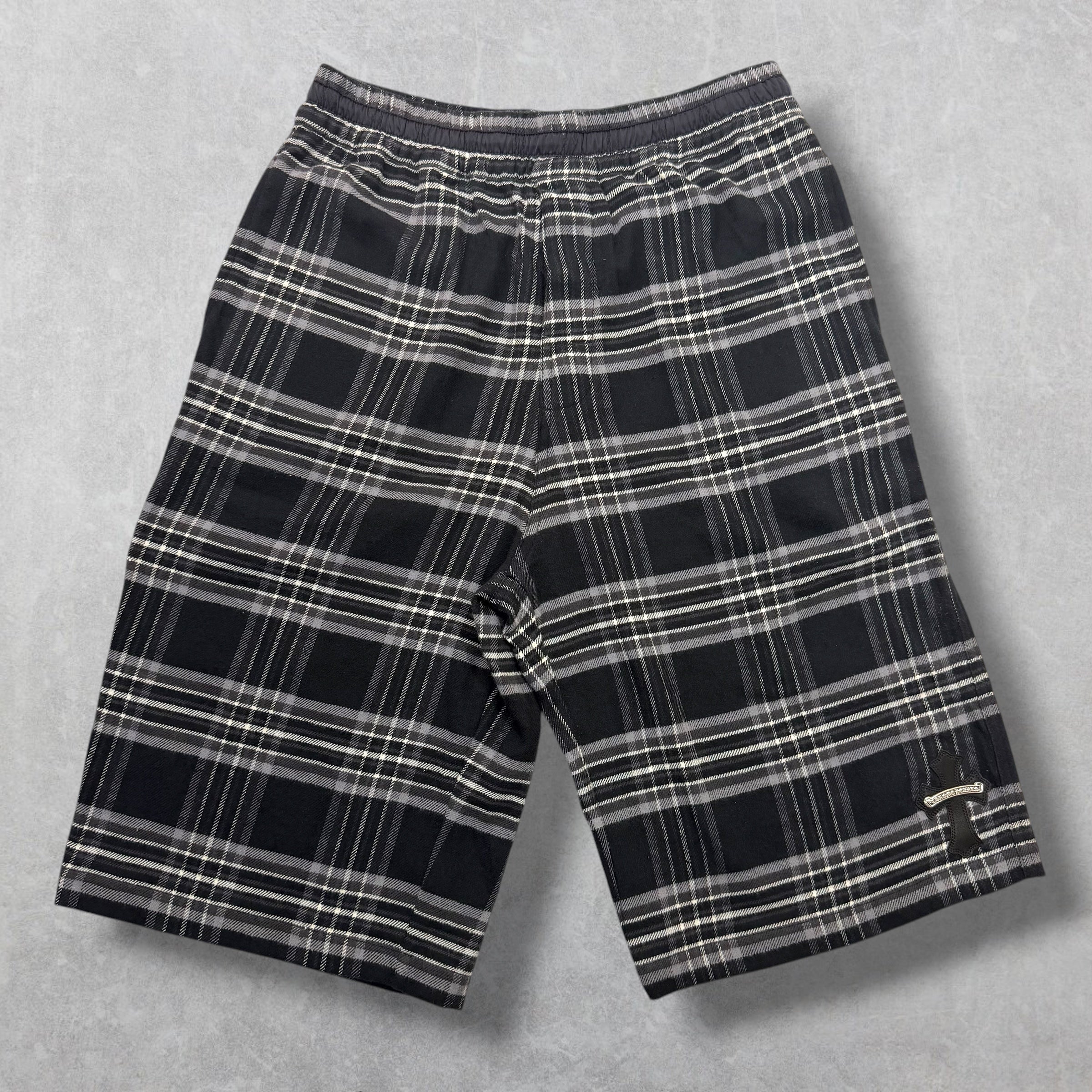 Chrome Hearts "After School" Flannel Shorts M