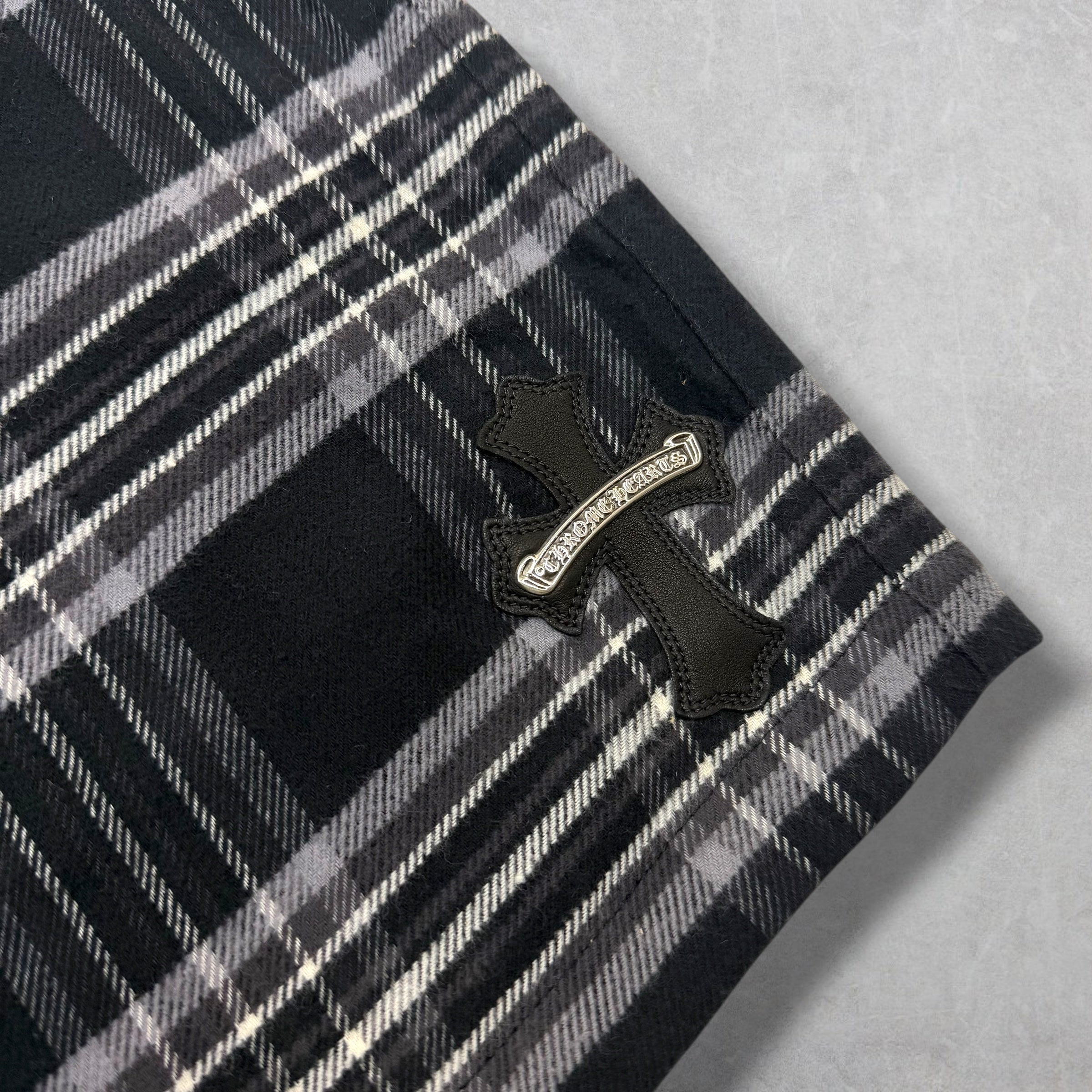 Chrome Hearts "After School" Flannel Shorts M