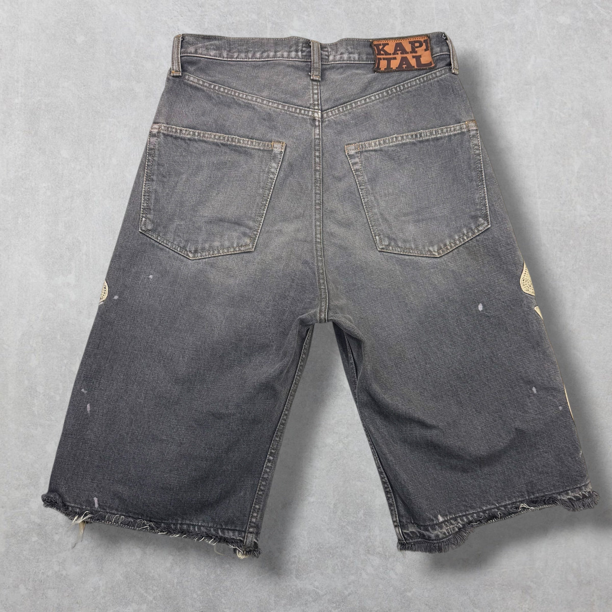 Kapital Bone Denim Shorts 30