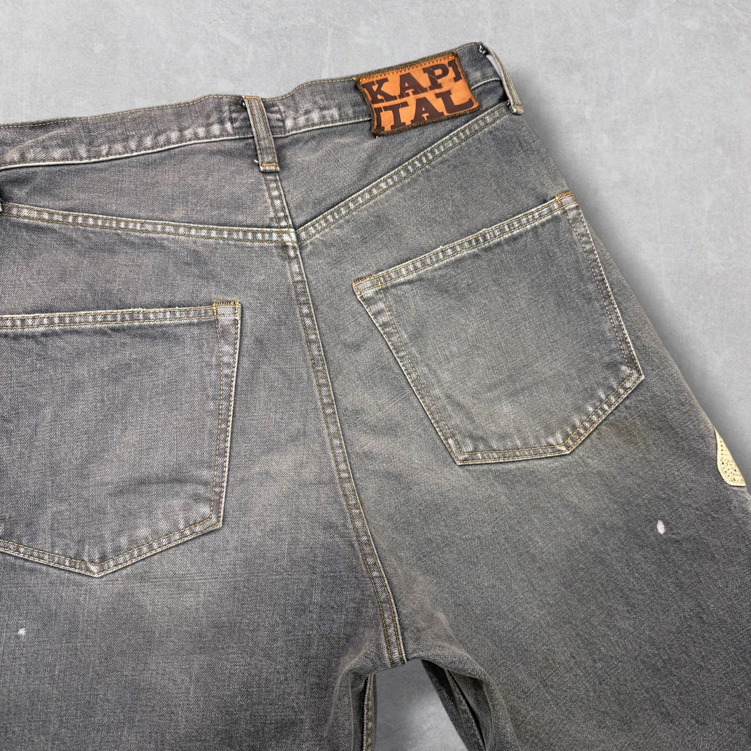 Kapital Bone Denim Shorts 30