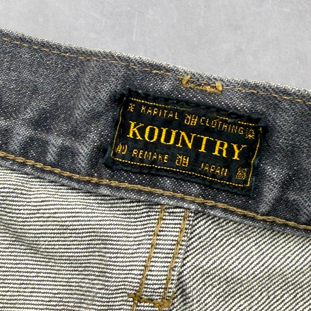 Kapital Bone Denim Shorts 30