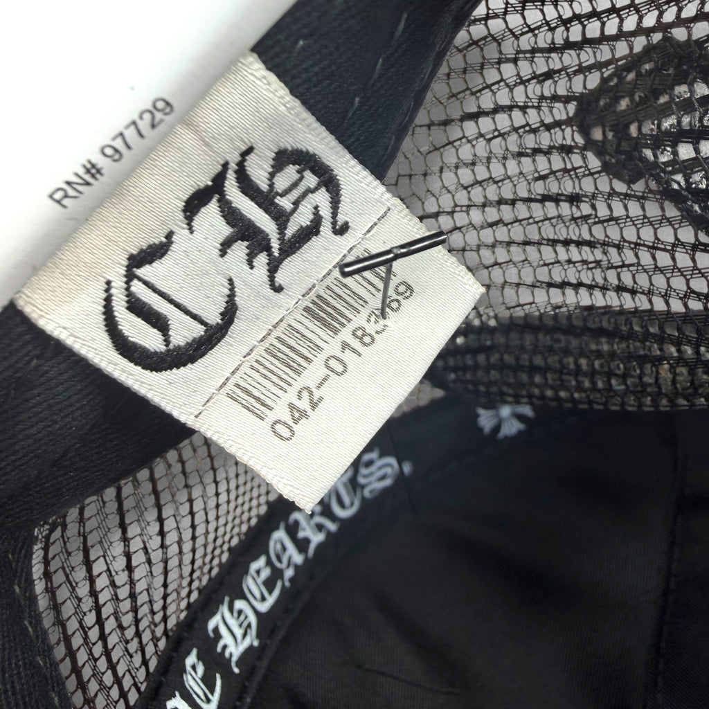 Chrome Hearts White Cemetery Cross Patch Trucker