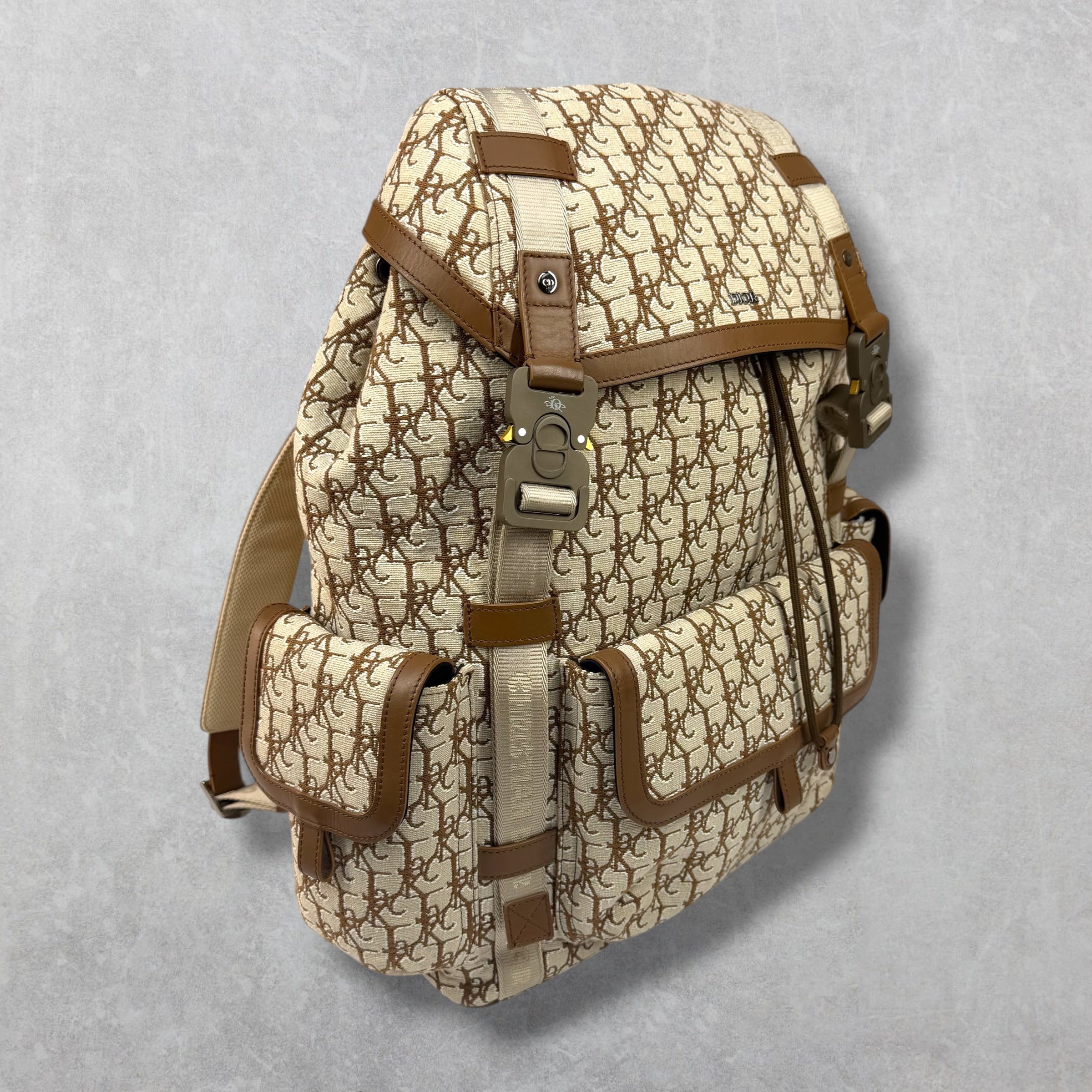 Dior x Cactus Jack "Hit The Road" Backpack Coffee