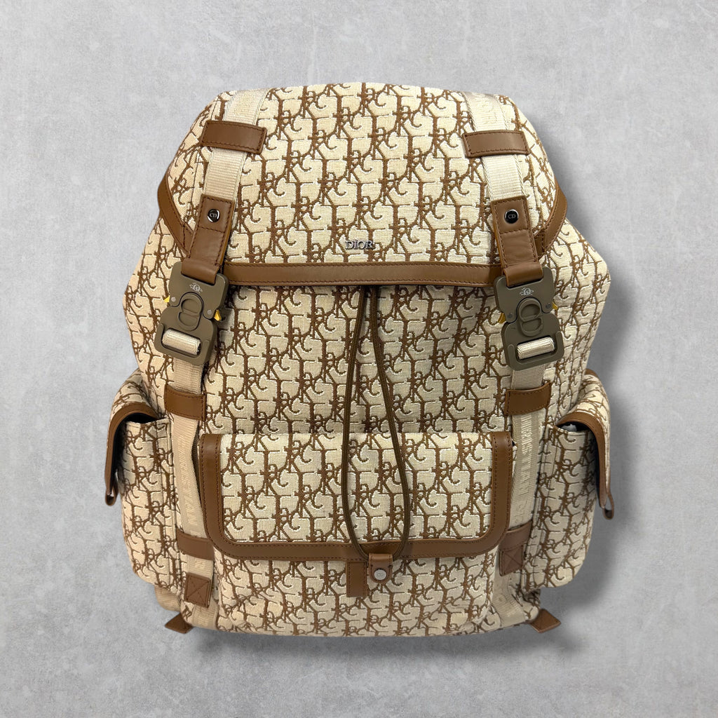 Dior x Cactus Jack "Hit The Road" Backpack Coffee