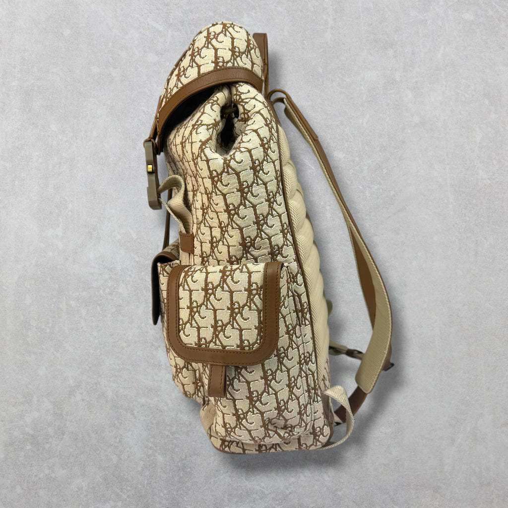 Dior x Cactus Jack "Hit The Road" Backpack Coffee