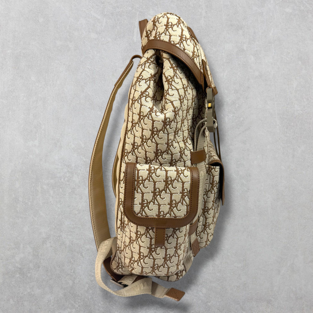 Dior x Cactus Jack "Hit The Road" Backpack Coffee
