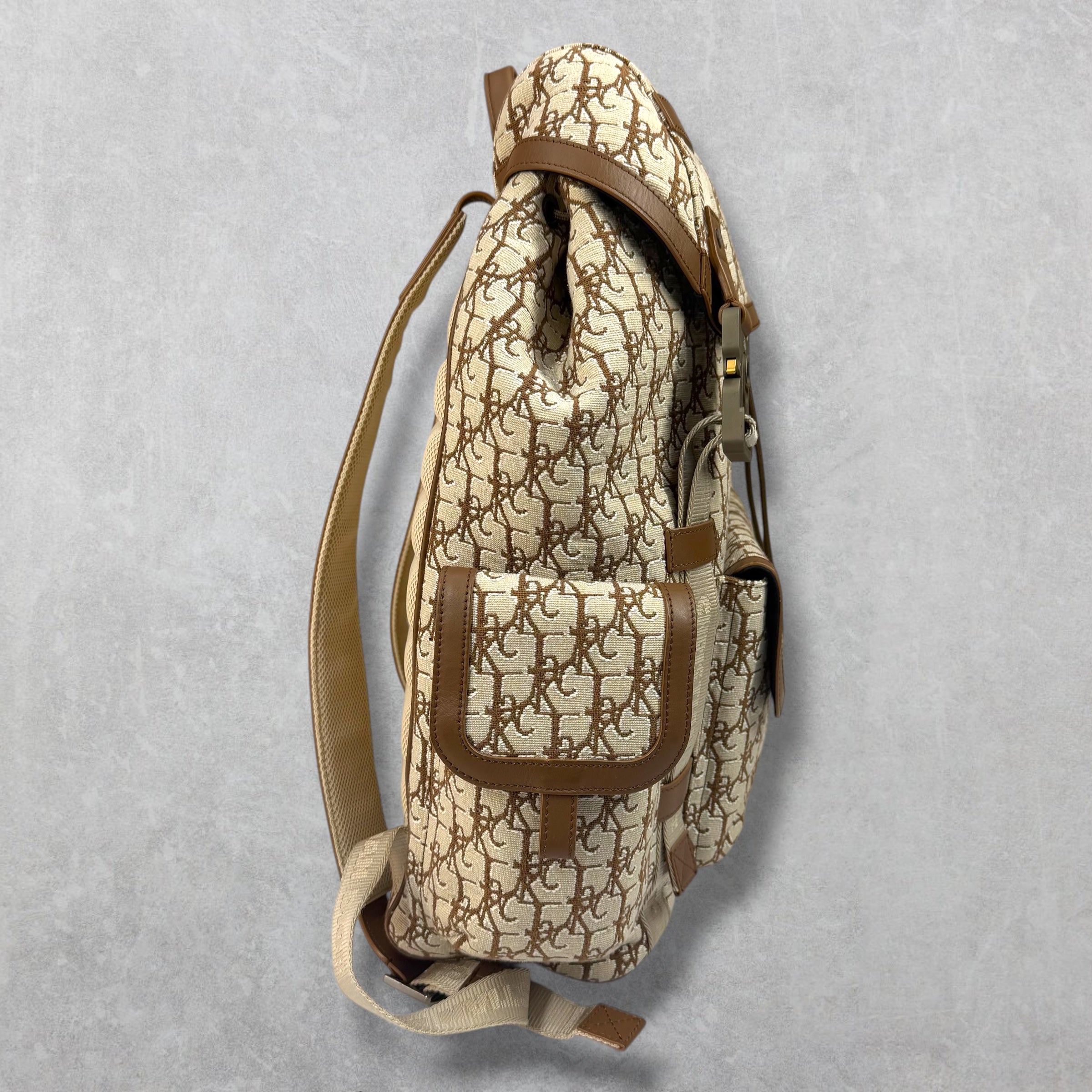 Dior x Cactus Jack "Hit The Road" Backpack Coffee