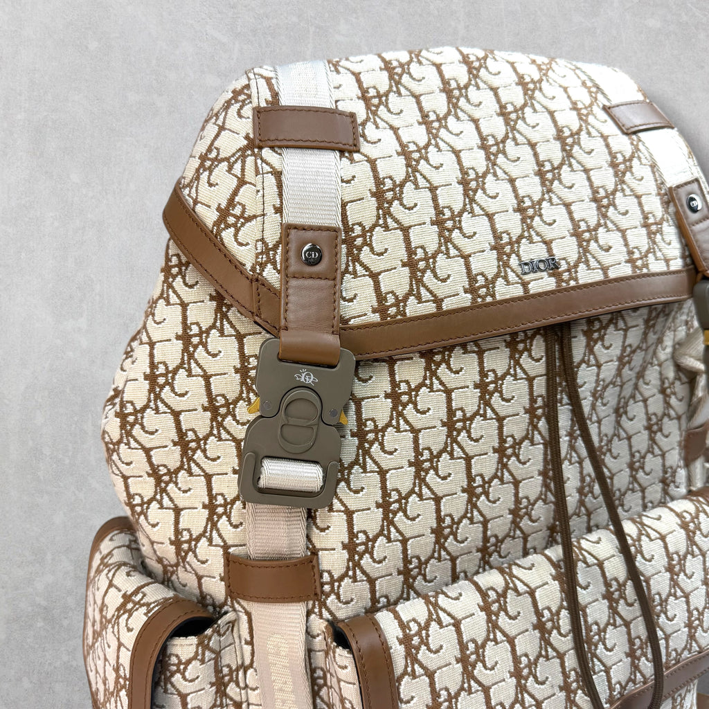 Dior x Cactus Jack "Hit The Road" Backpack Coffee