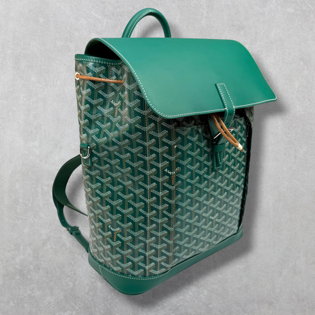 Goyard Green Alpin Backpack