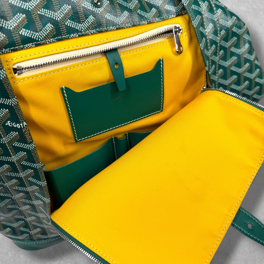 Goyard Green Alpin Backpack