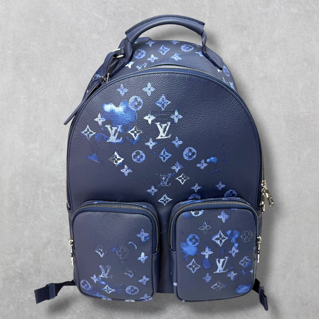 Louis Vuitton Navy Watercolor Monogram Backpack