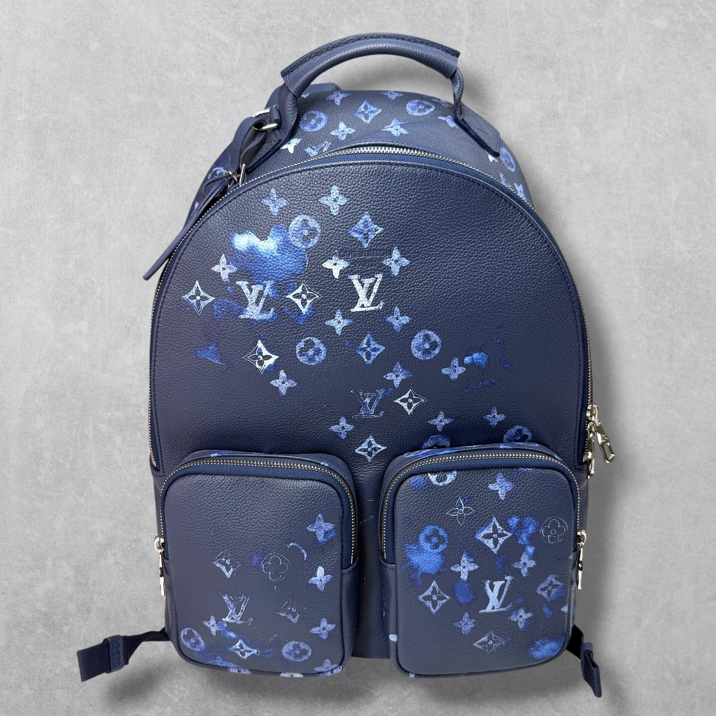 Louis Vuitton Navy Watercolor Monogram Backpack