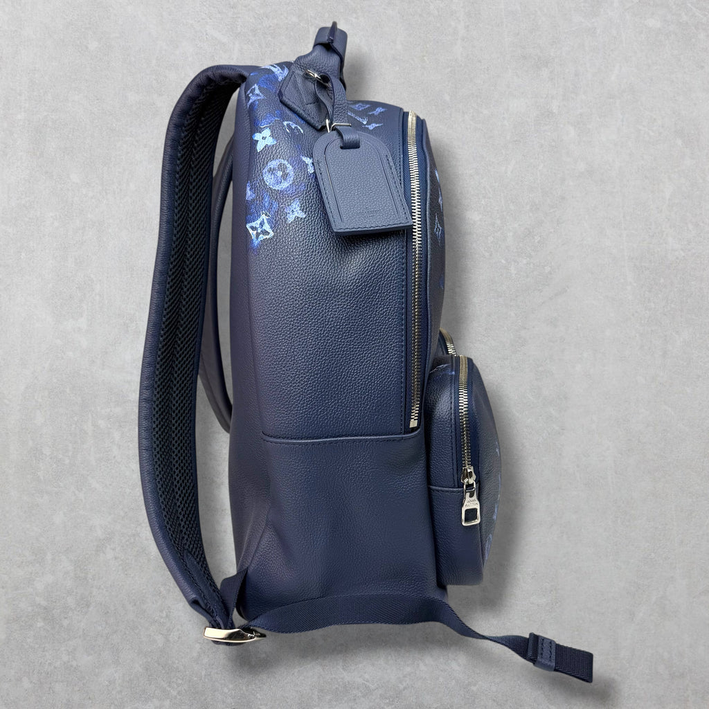 Louis Vuitton Navy Watercolor Monogram Backpack