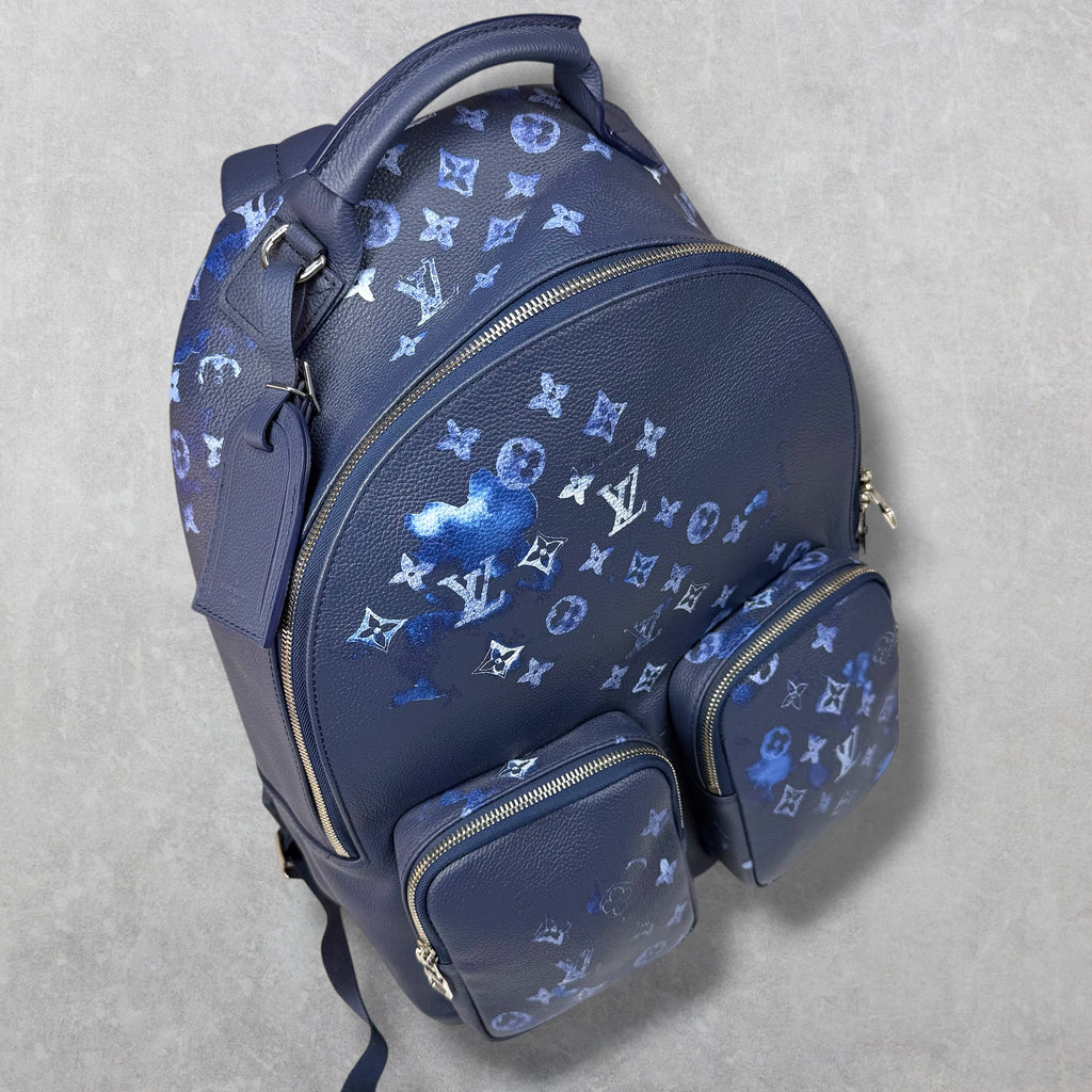 Louis Vuitton Navy Watercolor Monogram Backpack