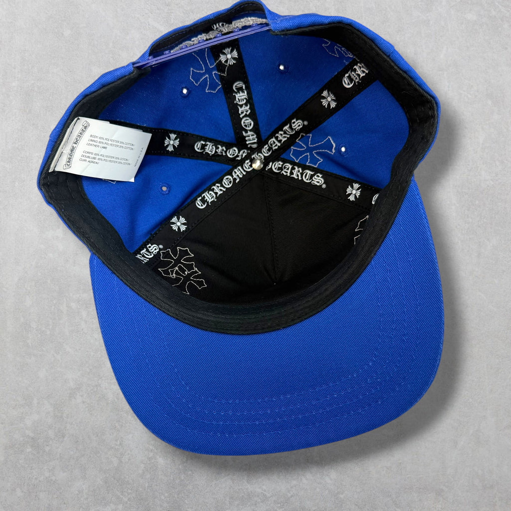 Chrome Hearts Blue/White Cross Patch Hat