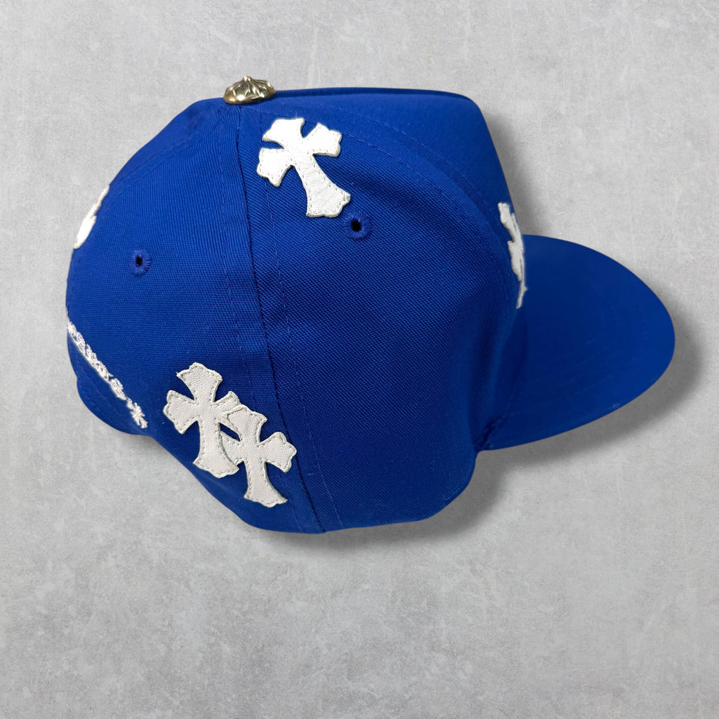 Chrome Hearts Blue/White Cross Patch Hat