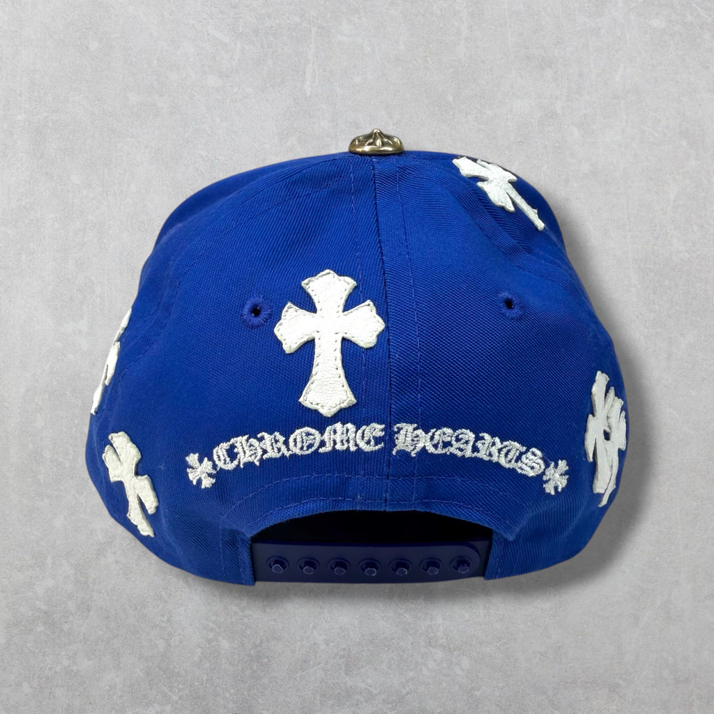 Chrome Hearts Blue/White Cross Patch Hat