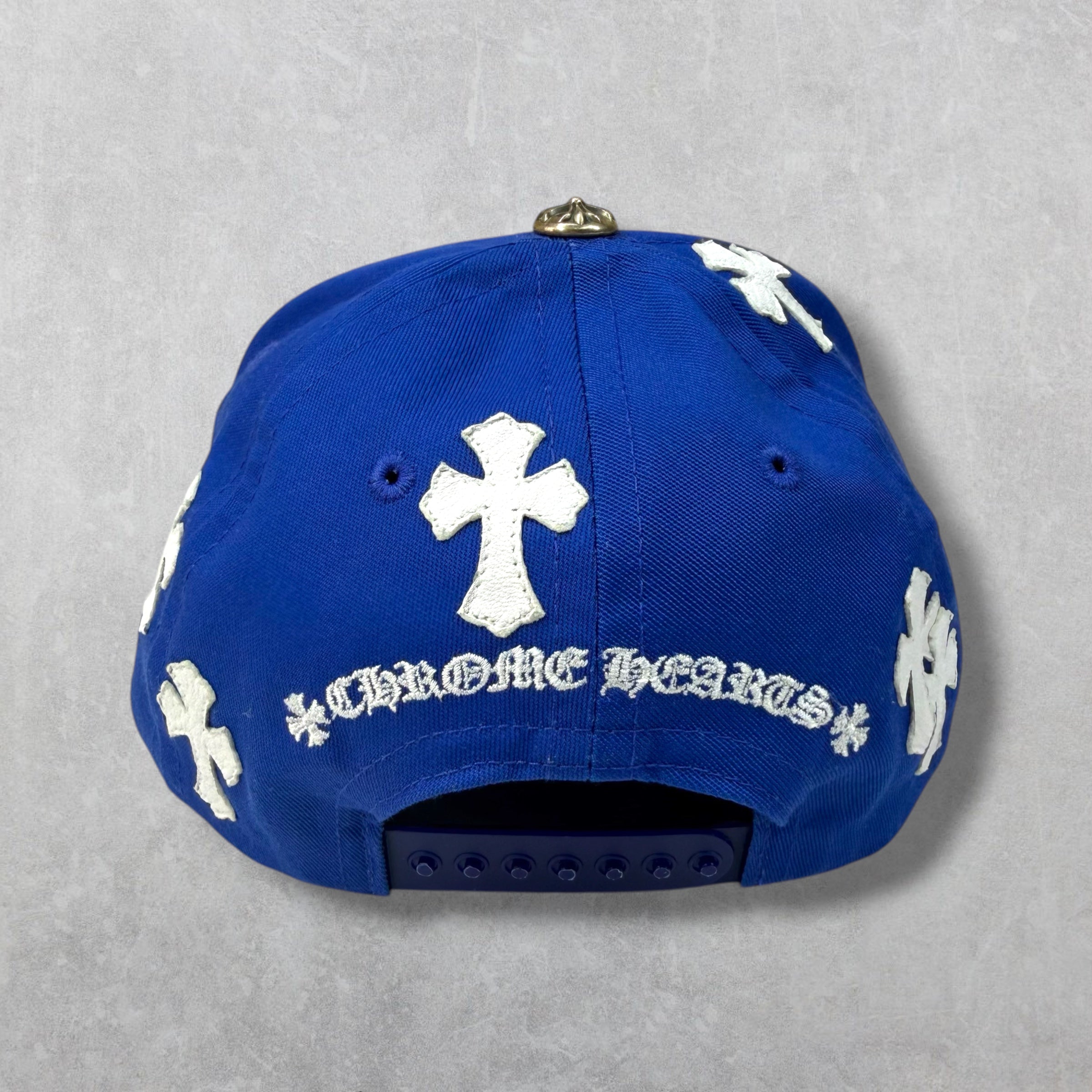 Chrome Hearts Blue/White Cross Patch Hat