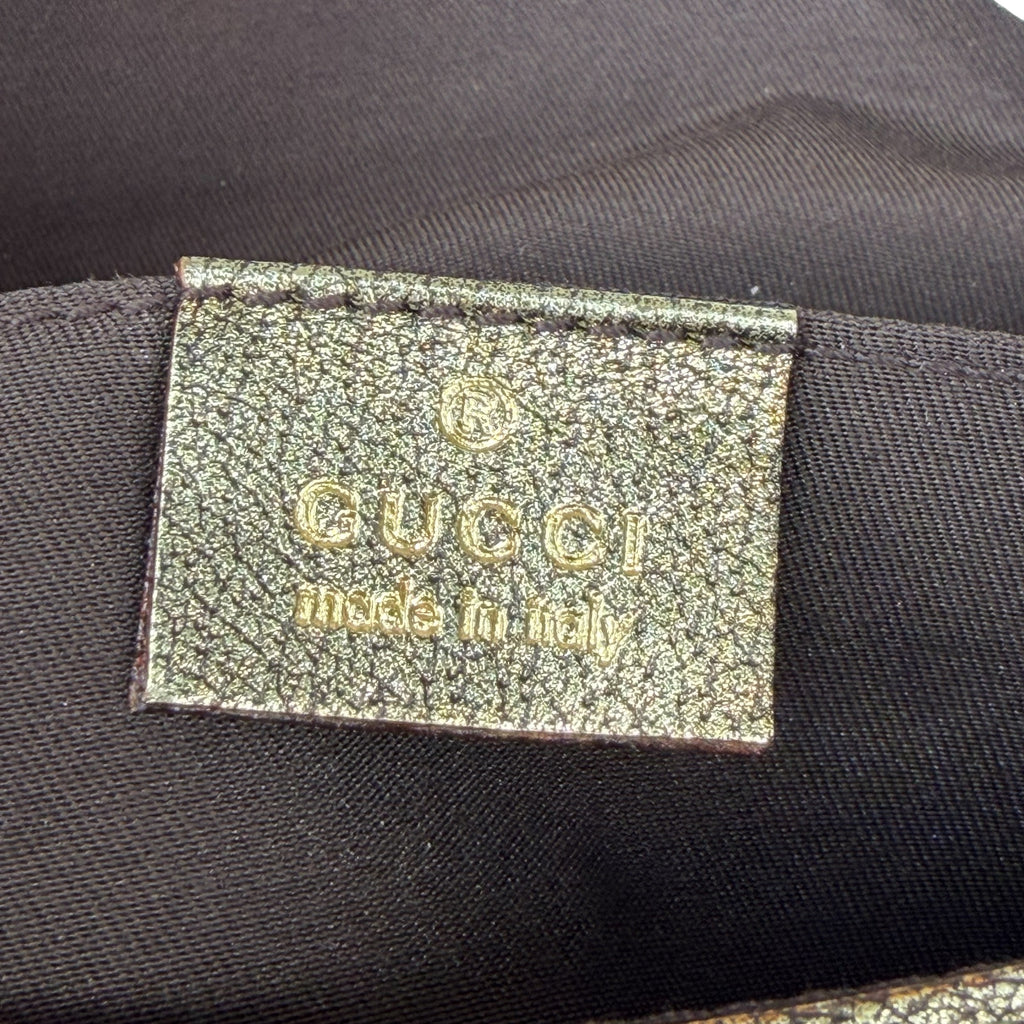 Gucci GG Canvas Jeweled Dragon Shoulder Bag