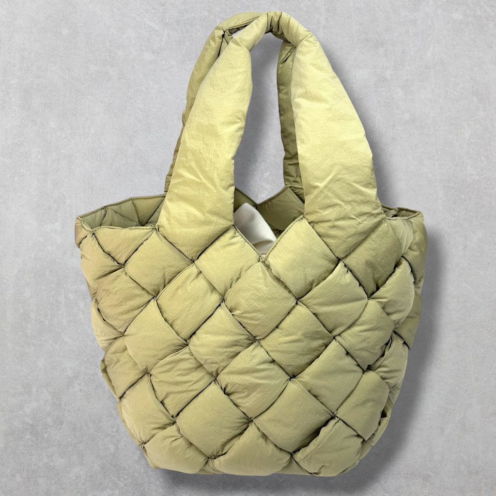 Bottega Veneta Cassette Intrecciato Nylon Tote