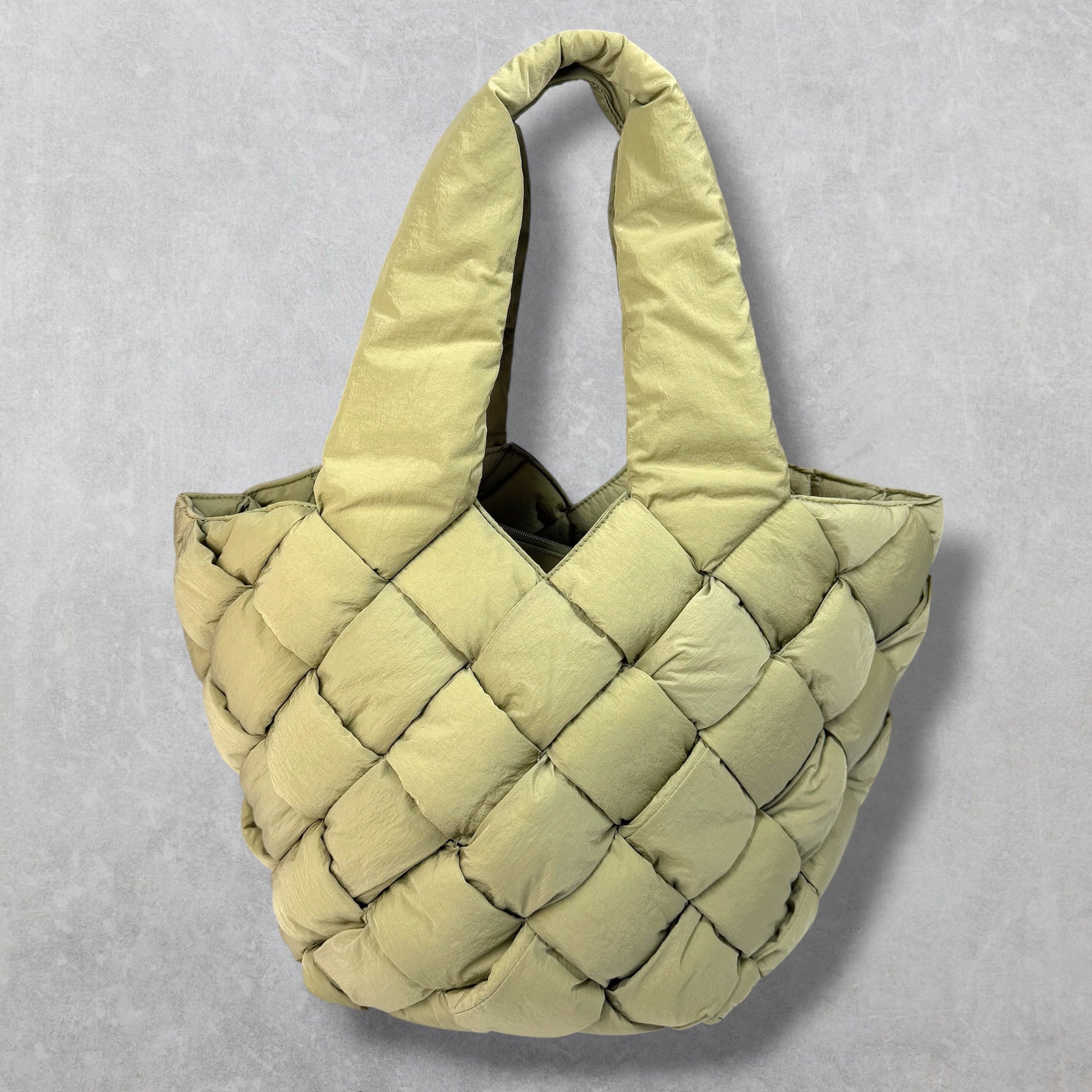 Bottega Veneta Cassette Intrecciato Nylon Tote