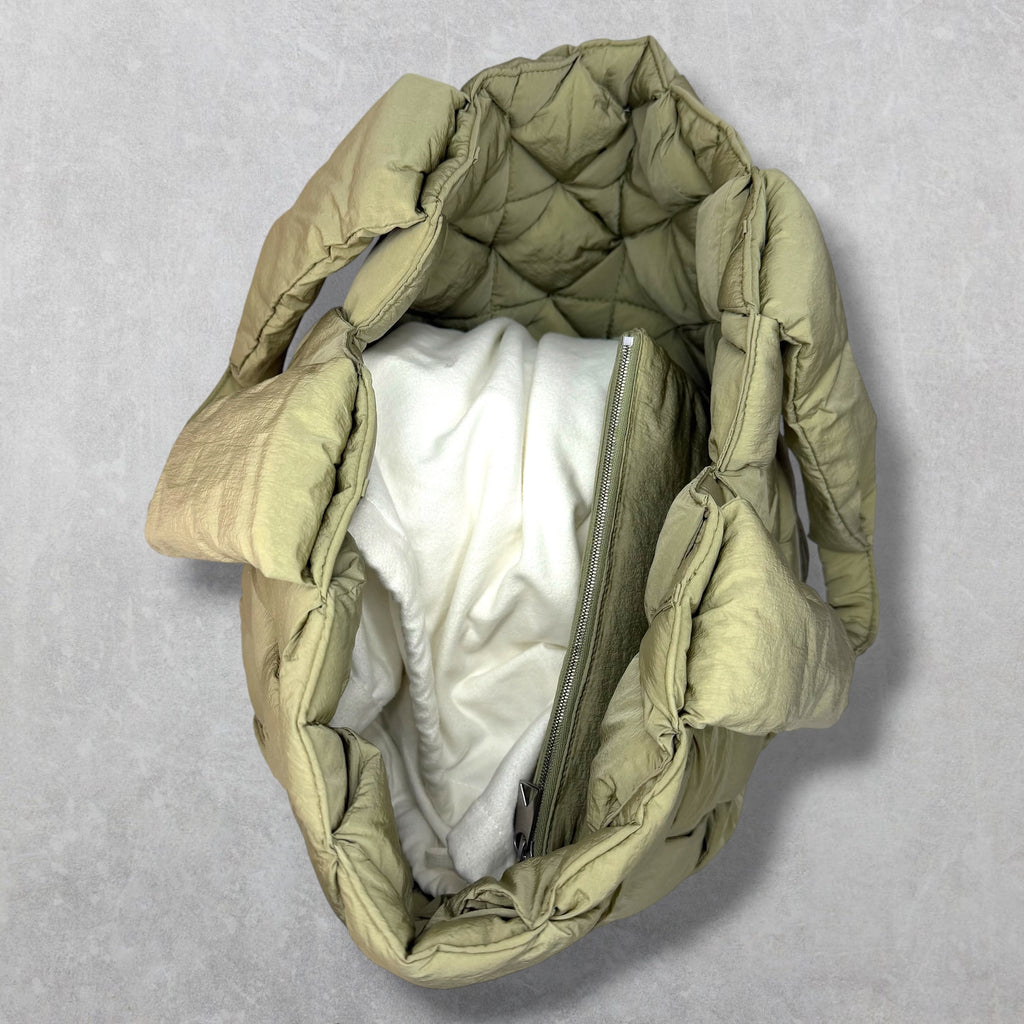 Bottega Veneta Cassette Intrecciato Nylon Tote