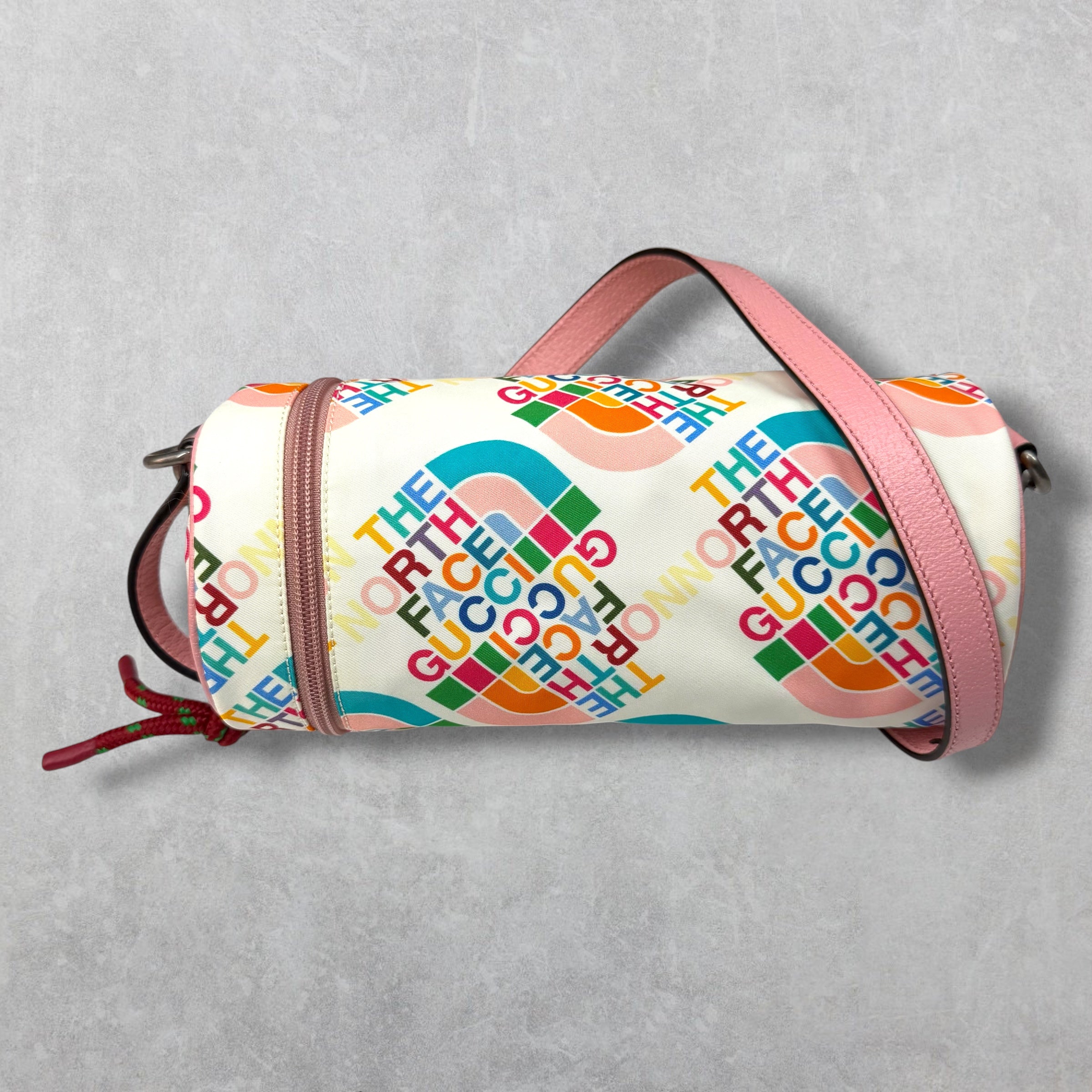 Gucci x TNF Ivory Cylinder Bag